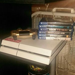 Ps4 6 games 1 gold controller